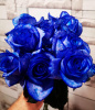 Букет_15 синих роз