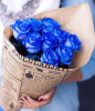 15 синих роз